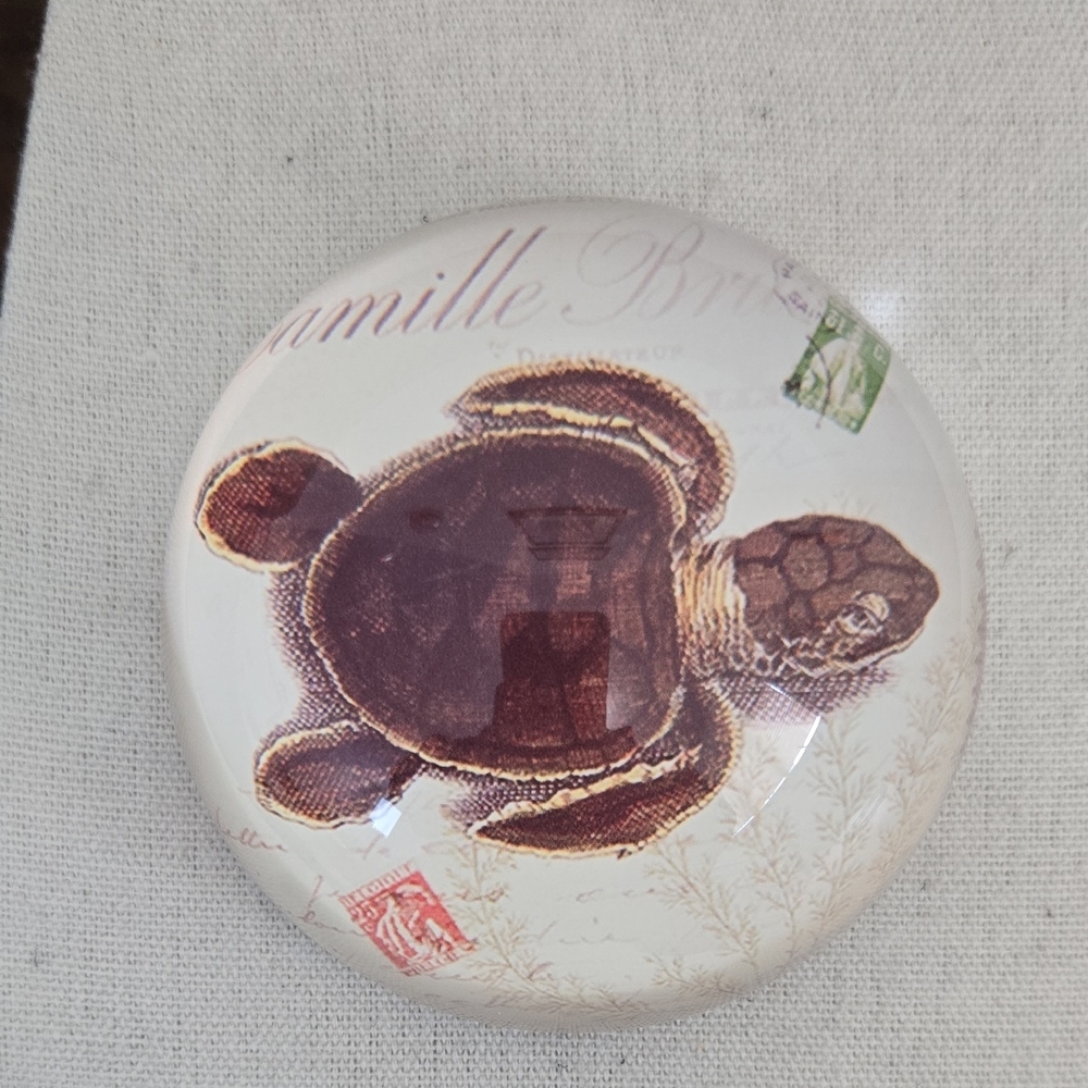 Turtle Half Globe Paperweight